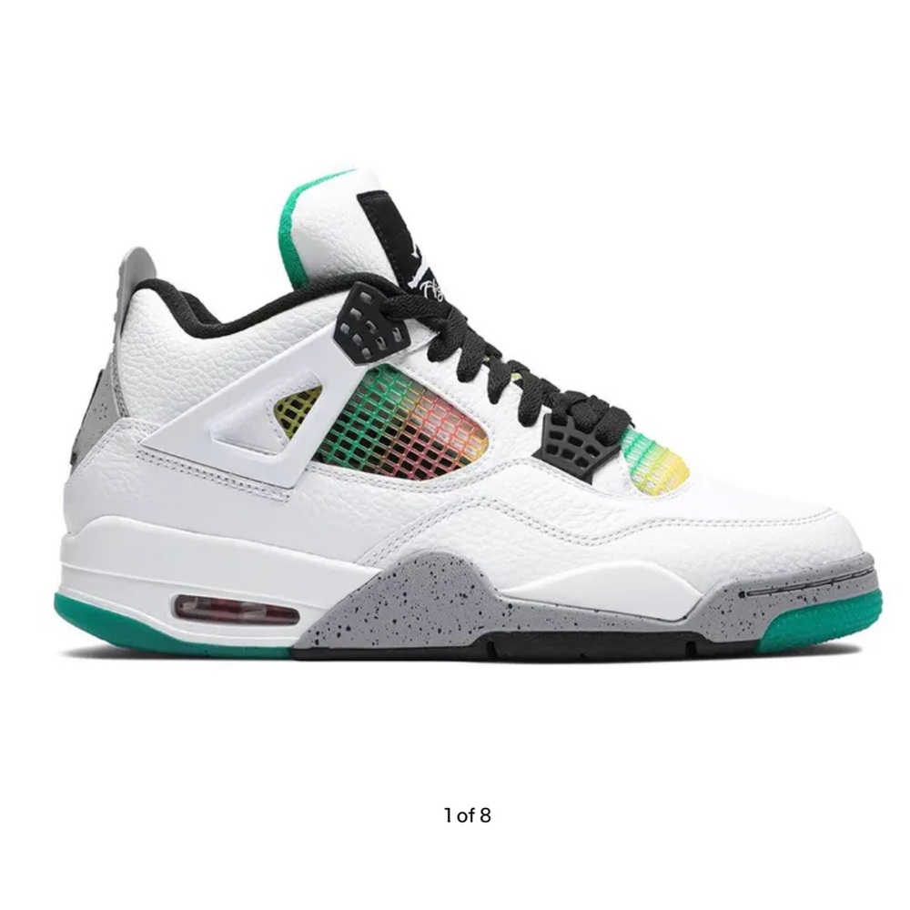 2020 Wmns Air Jordan 4 Retro 'Rasta - Picture 3 of 11